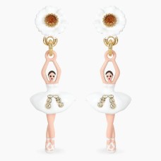 DAISY BALLERINA CLIP-ON EARRINGS